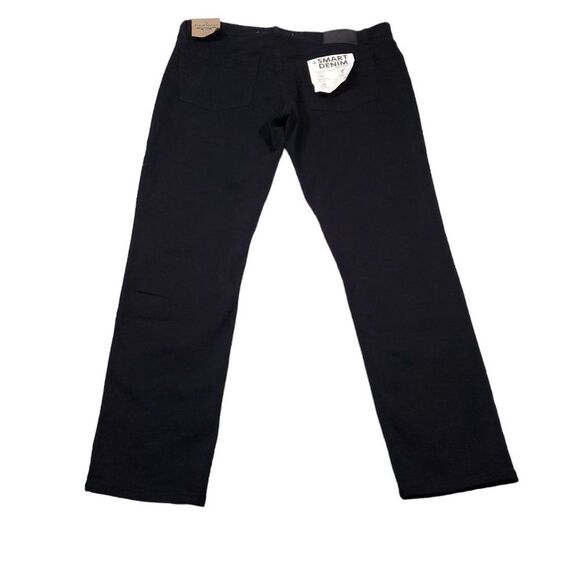 Tailor Vintage Canaan Slim Fit Stretch Black Jeans Men's Size 36 x 32 Stretch - Picture 2 of 9